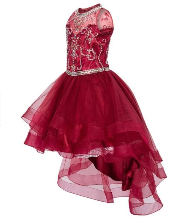 Girls Red Dresses. Girls long or short formal dresses